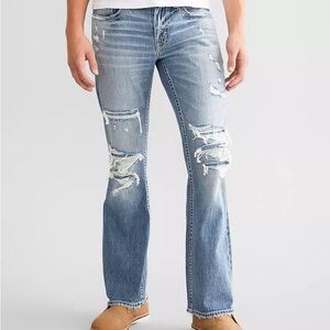 Men’s BKE Aiden Distressed Blue Jeans size 29x30